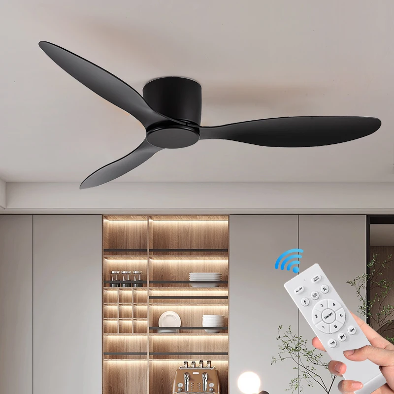 IRALAN Modern Ceiling Fan DC Motor 6 Speed ​​Timer Home Appliance Electric Fan for Room Bedroom Living Room Dining Room etc.