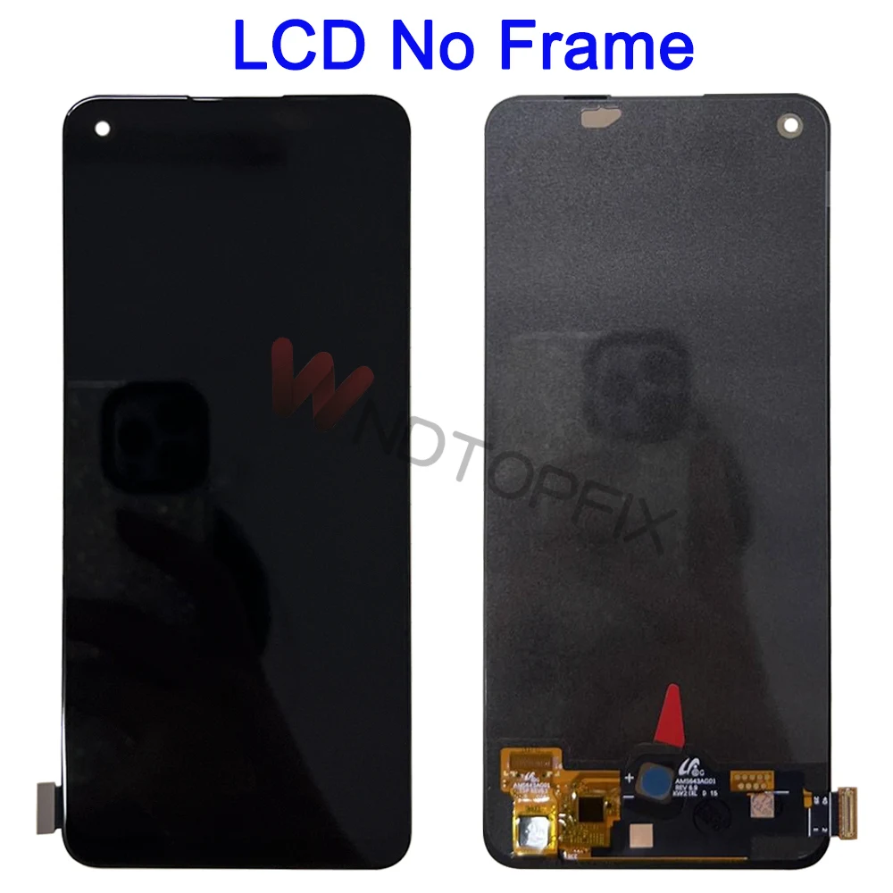 Imagem -03 - Oled Lcd Display Touch Screen Substituição 6.43 Reno7 5g Cph2371 Montagem Digitalizador para Oppo Find x5 Lite