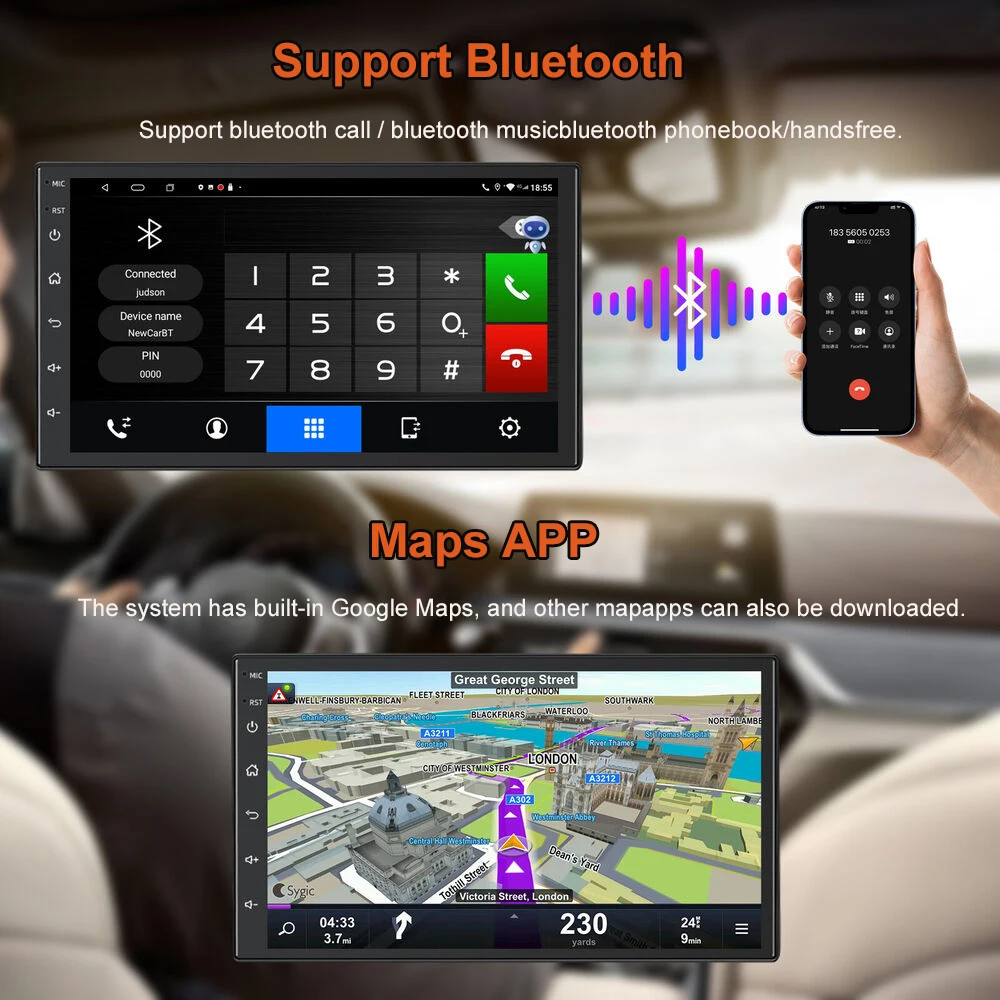 Android 13 2Din Car Radio Autoradio 7\