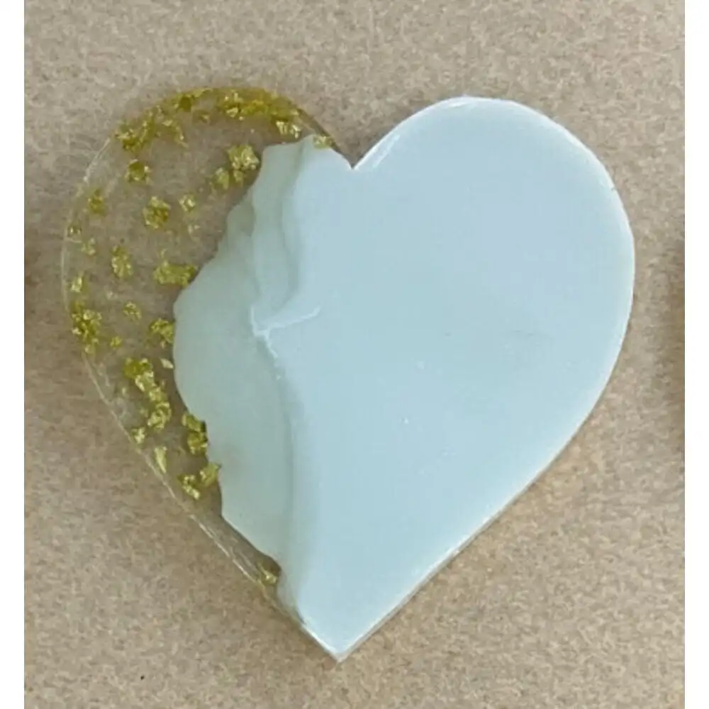 350 stuks DIY epoxyhars blanks, hartvormige & ronde bruiloftfavorieten bases, geen magneet, transparante knutselvormen voor doopsel Nikah feestbenodigdheden - afbeelding 1