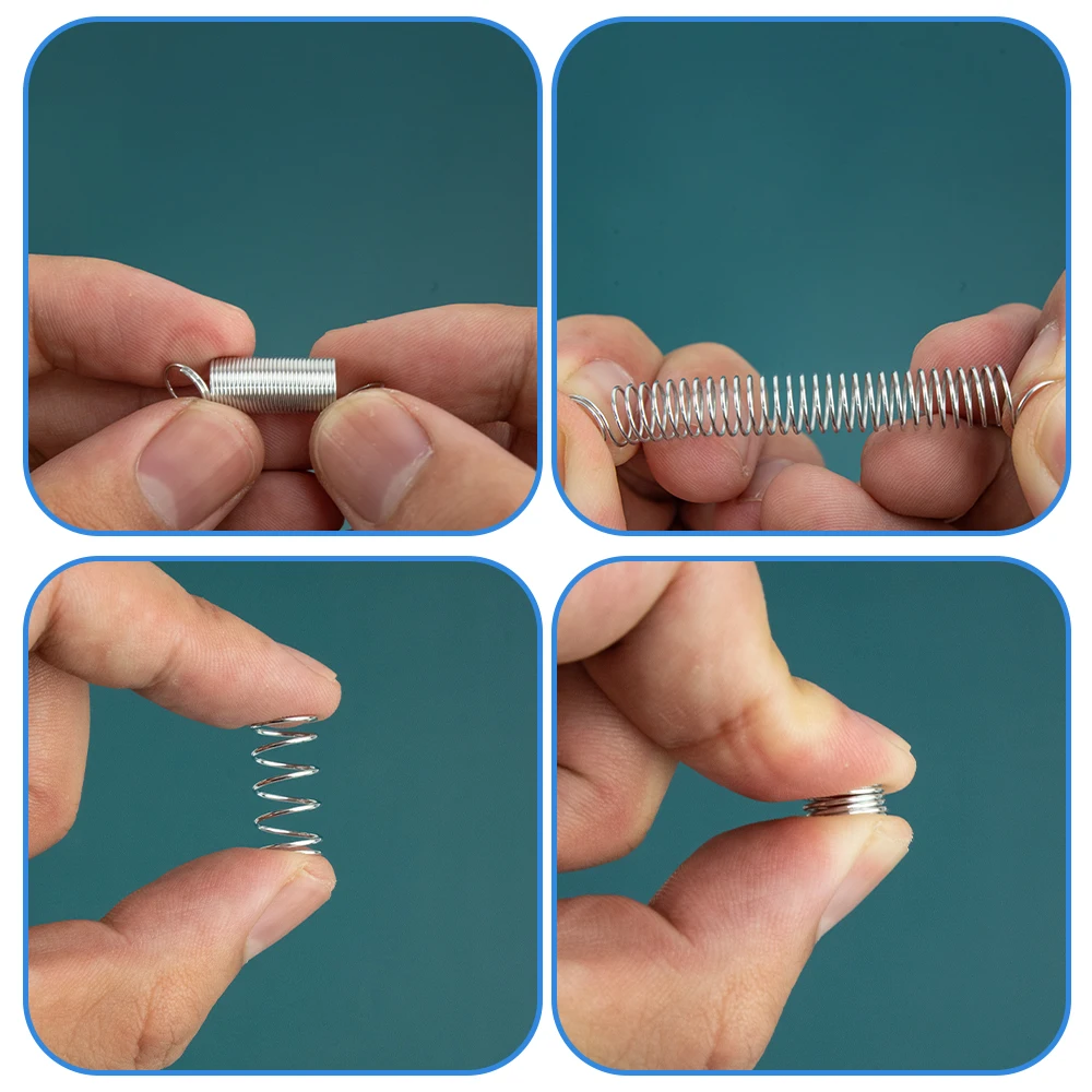200Pcs Set di assortimento di molle 20 dimensioni molle di compressione estensione meccanica tensione a molla pressione a molla per riparazioni domestiche