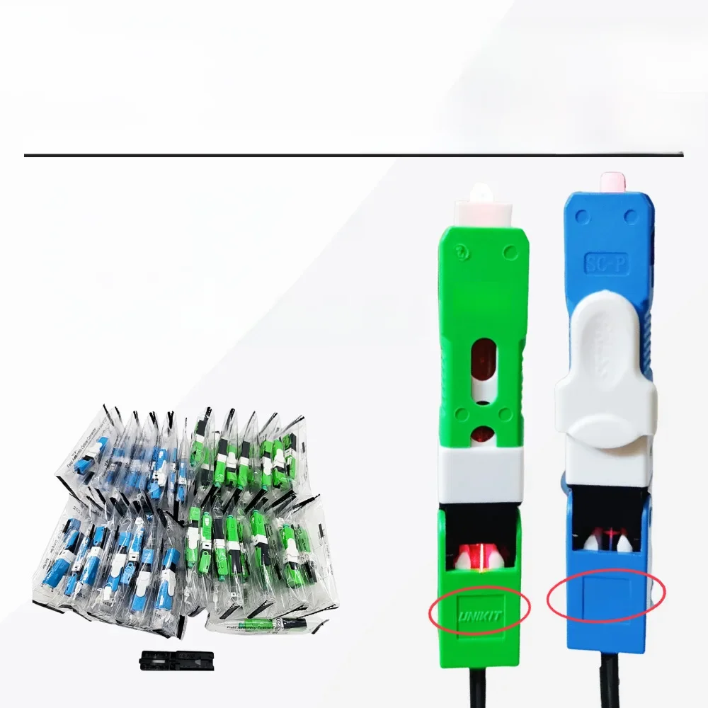 Nowy szybki konektor światłowodowy Unikit ESC250D SC/APC SC/UPC SM jednomodowy światłowód szybkozłącze FTTH narzędzie optyczne — zdjęcie produktu 7