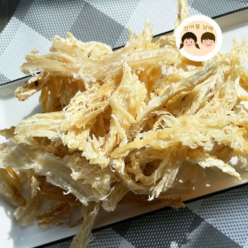 감칠맛 넘치는 버터 맥반석 오징어채 500g