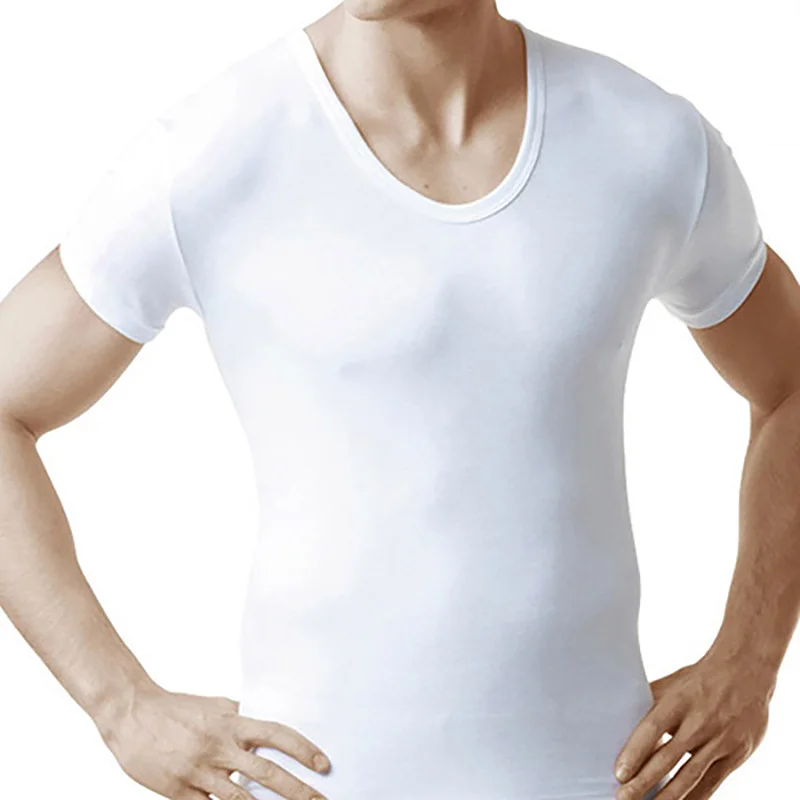 [Tra] 100 pure cotton male half-sleeve running 1 type