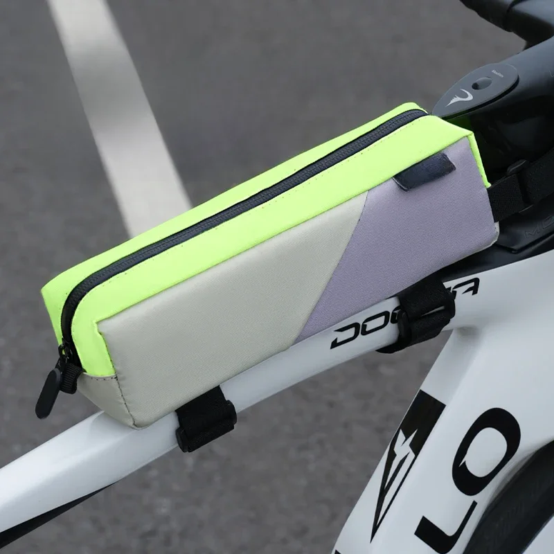 AliExpress ESLNF Road Bike Top Tube Cycling Bag Color Matching Waterproof Mountain Road Bike Front Beam Bag 300D PVC Bicycle Outdoor Bag