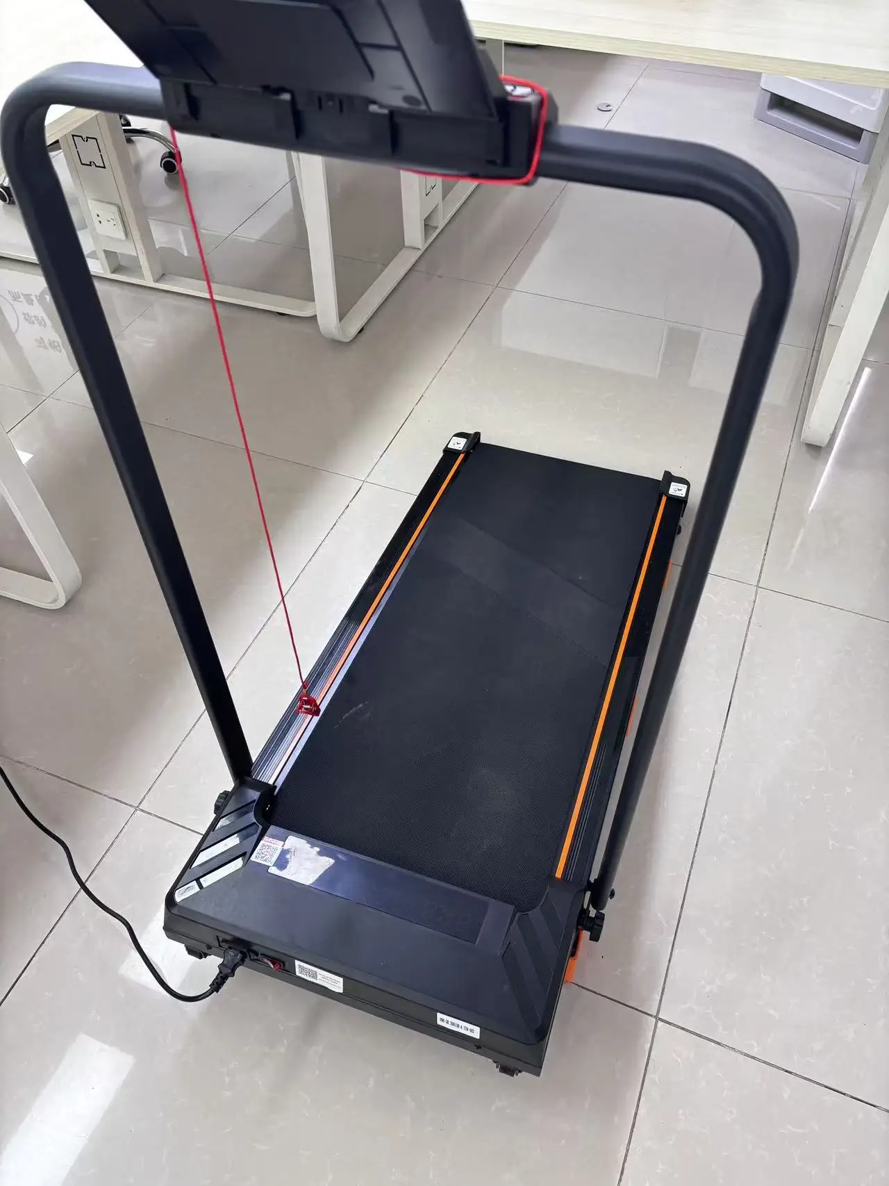 RAMYPOKET Treadmill For Home Use Foldable With Incline 12% App Control & Three Window LED Display 1-12km/h 150kg Compact Walking Pad photo review