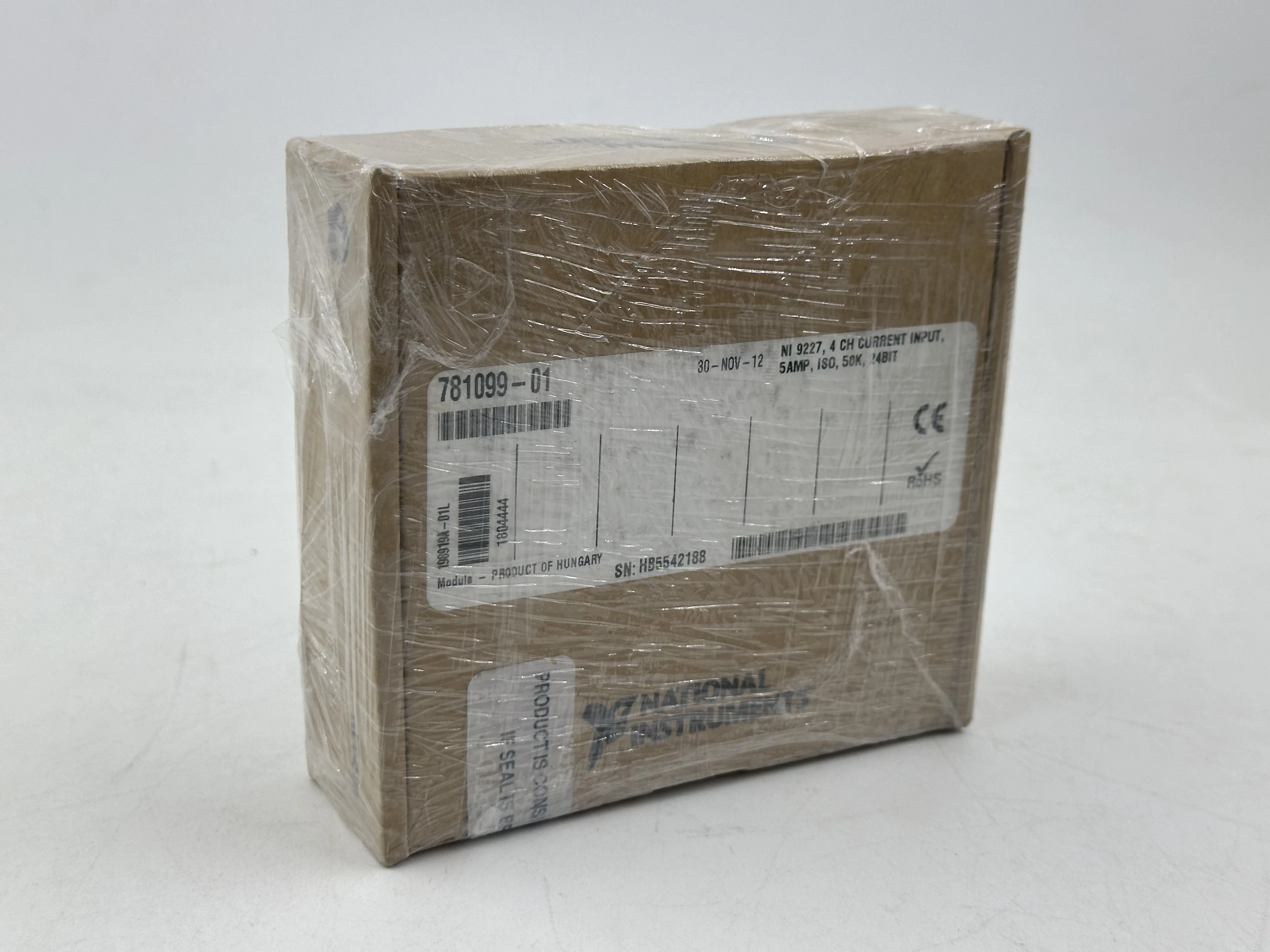 NATIONAL INSTRUMENTS NI-9227 / 781099-01 Current Input 4CH, 5AMP, ISO, 50K