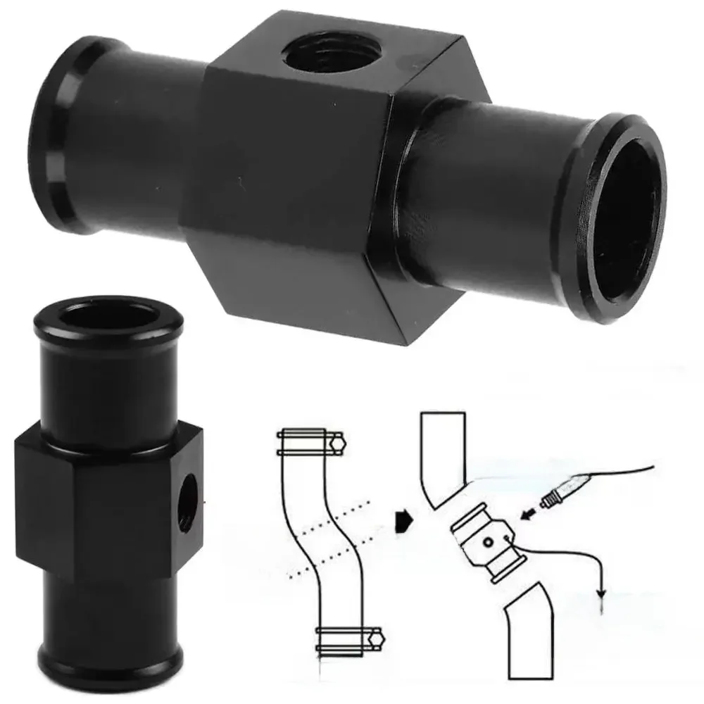 Adaptateur Universel de Tuyau en T, Jauge de Température d'Eau, Capteur Religieux, Accessoires de Moto, 16/18/20/22mm