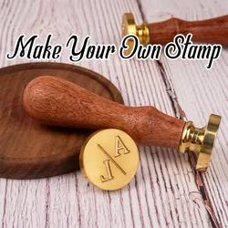 Custom Wax Seal Stamp, logo Can be Customized, Personalized Wax Stamp for Wedding Invitations,letter Customize Stamp Gift