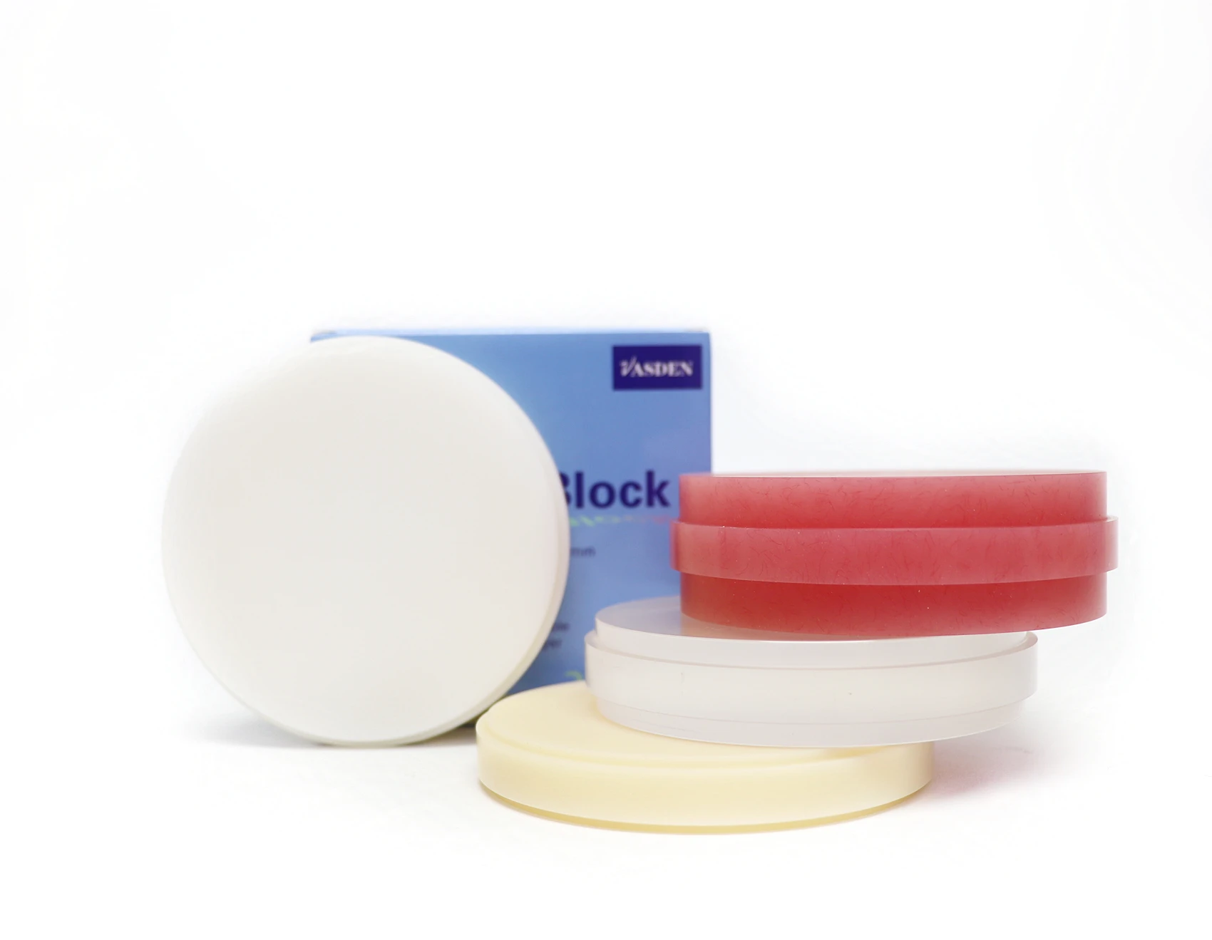 Acetal PMMA  Dental PMMA Block Lab Materials Flexible/Acetal PMMA Block Open System 21 Colors  CAD/CAM Dental Lab Materials