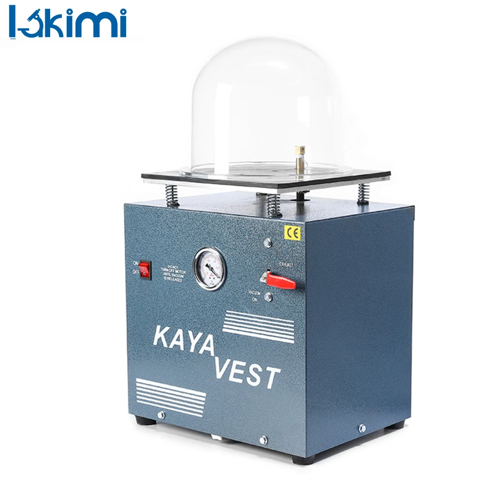 2L Mini Vacuum Investing Casting Machine for Jewelry Lost Wax Casting, Metal Goldsmith Tool Combination LA-CM02