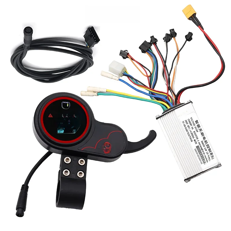 AliExpress 36V 16A 48V 20A Brushless Motor Controller TF-100 LCD Display Meter for Kugoo M4 Electric Scooter Bike Modification