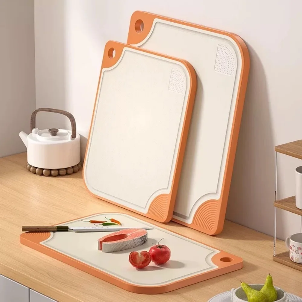 Weizenstroh, doppelseitiges antibakterielles Schneidebrett, Heimküche, Anti-Schimmel, rutschfestes Kunststoff, multifunktionales Klebrett