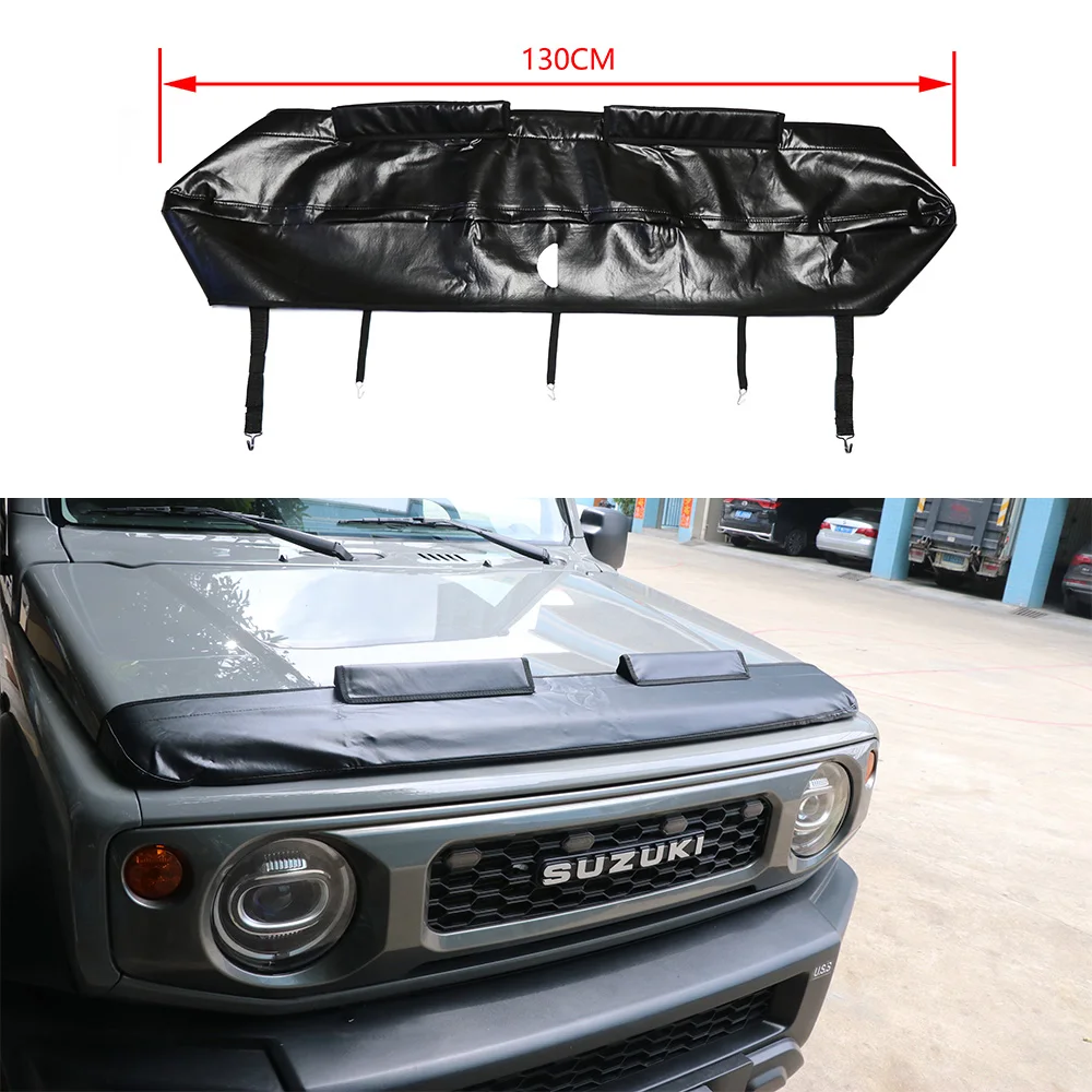 2019+ Jimny Hood Cover — Extended Length, No Logo (Model: JMN00020) — Thickened PVC