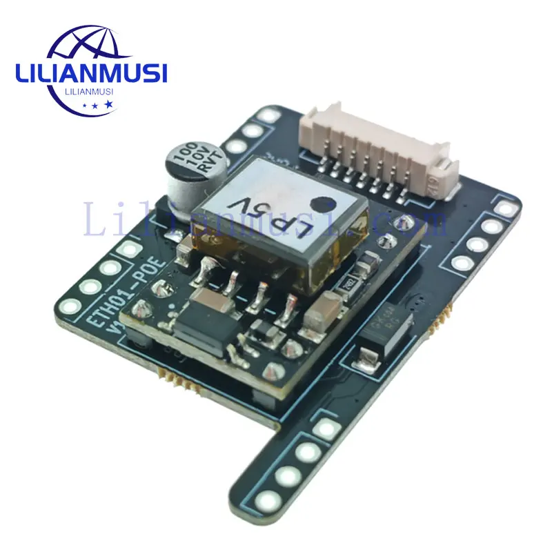 Imagem -02 - Módulo Ethernet Esp32-c3 Ethernet Wifi Bluetooth Pequeno Gateway Suporta Fonte de Alimentação Poe Disponível com Eth01-evo