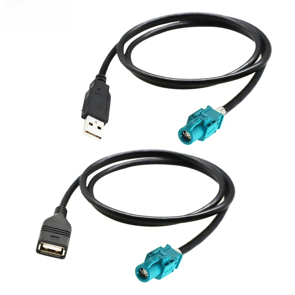 USB Mannelijke/Vrouwelijke naar 4Pin HSD Code Z Vrouwelijke Rechte Connector LVDS Kabel Auto Head Unit Controle Scherm RCC NAC Kabel HSD naar USB - afbeelding 2
