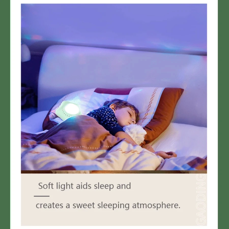 Płacząca maszyna do spania dziecka Biały szum Wózek do spania Wisząca maszyna Ciepła lampka nocna Dziecko Dzieci Płacząca lampa kojąca