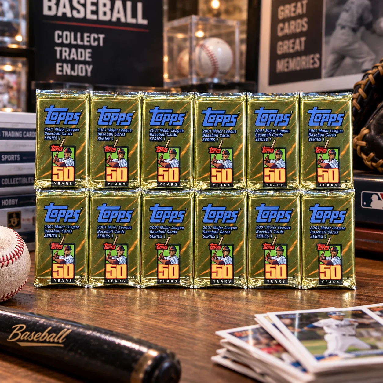 2001 Topps Series 1 Baseball R - Trading Card Binder ulasan dan harga