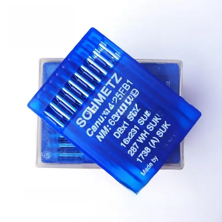 10PCS Db*1 Dbx1 Niemcy Niebieski Lew Igły Schmetz Igła do maszyny do szycia 16*231suk 6 8 9 10 11 12 14 16 Maszyna do szycia stebnówki — zdjęcie 2