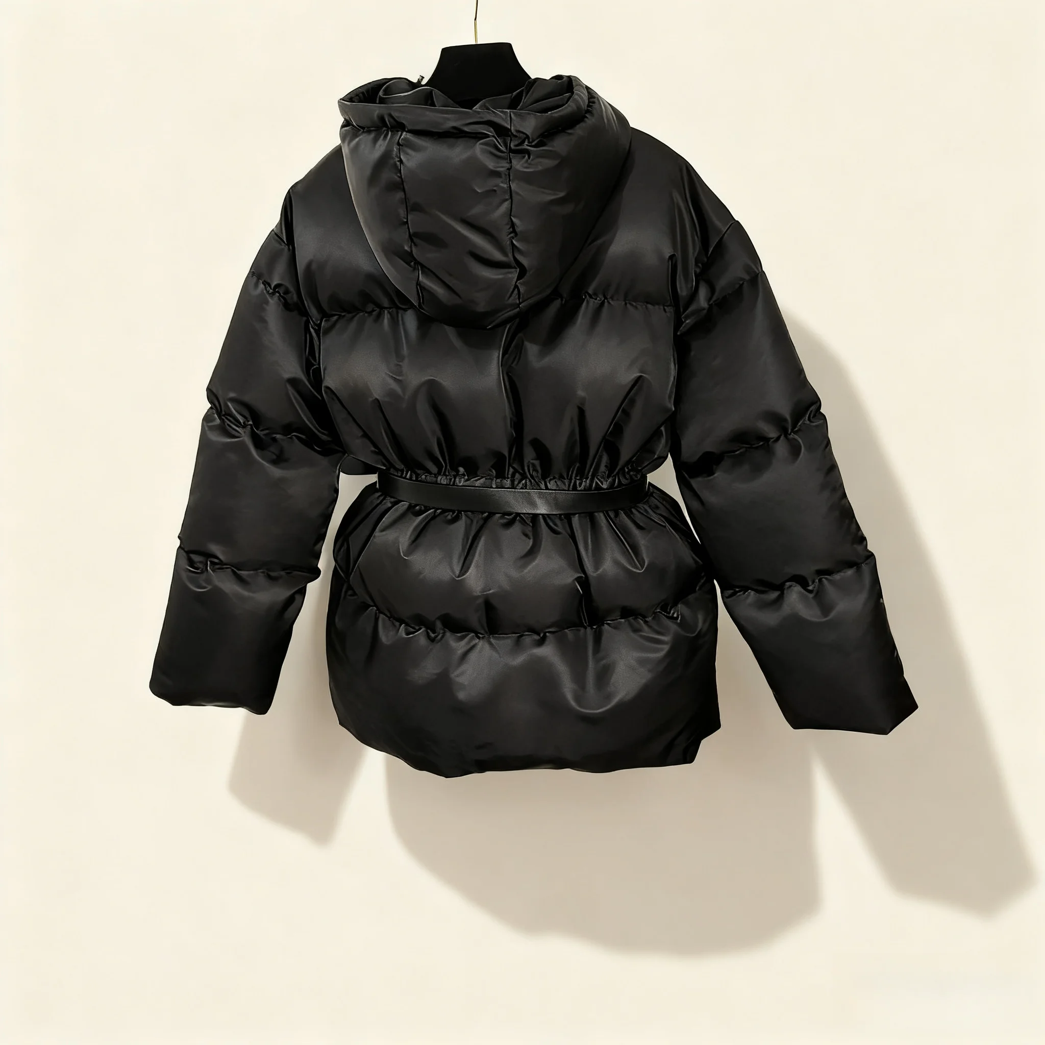 

2025 Autumn/Winter New Design Women's Long Sleeved Hooded Cotton Jacket