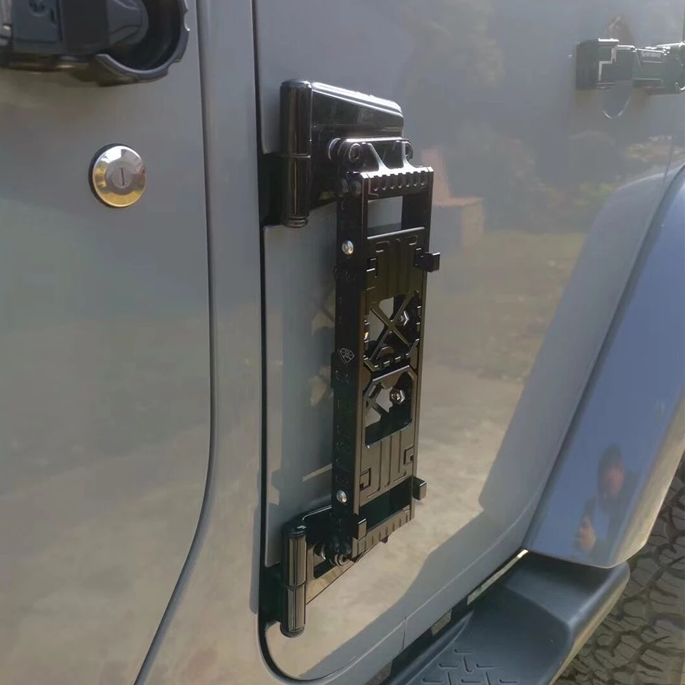 

SXMA JL1232 Маленькая педаль для боковой двери, боковая подставка, фиксированные складные дверные вспомогательные педали для Jeep JL для Wrangler 2018+