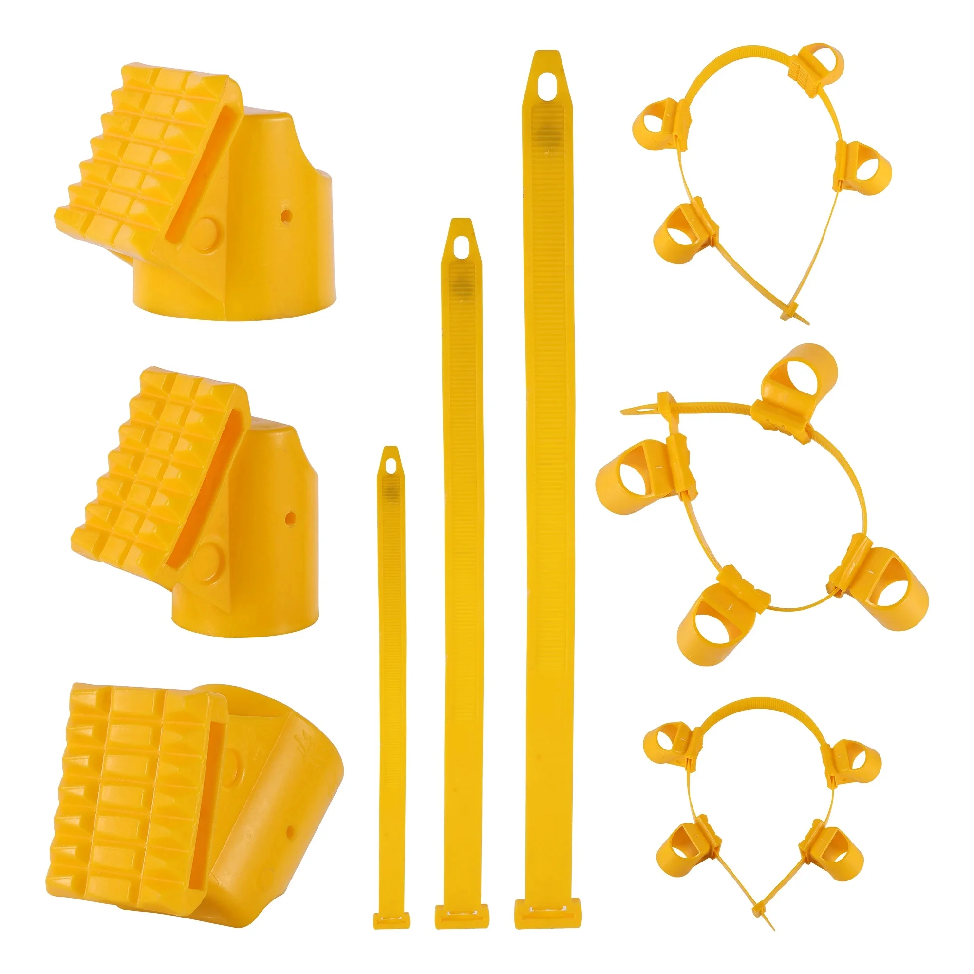 Support de tige d'arbre avec Support pratique pour la croissance de grands arbres, cadre de Support d'arbre à empiler, trépied fixe coupe-vent d'arbre de paysage