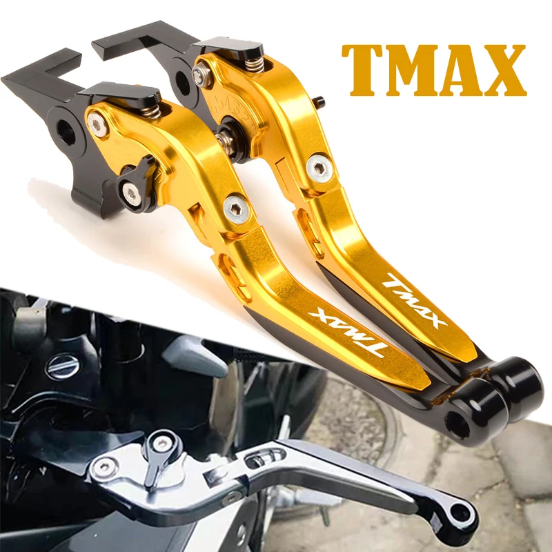 For YAMAHA TMAX 530 560 Tmax560 TMAX530 SX DX 2012-2019 2020 2021 Motorcycle CNC Aluminum Clutch Brake Levers Tech Max Tmax 560