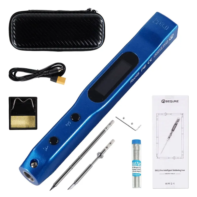 SEQURE SI012 Pro Color Version Portable Welder Professional Electrician Tools Supports for T12|TS Soldering IronTips