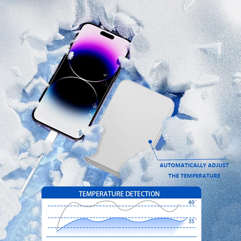 Juego de fuente de alimentación inalámbrica magnética para teléfono móvil, 5000 Mah, 5W, con soporte, pantalla Digital, juego de fuente de alimentación de 5000 Mah