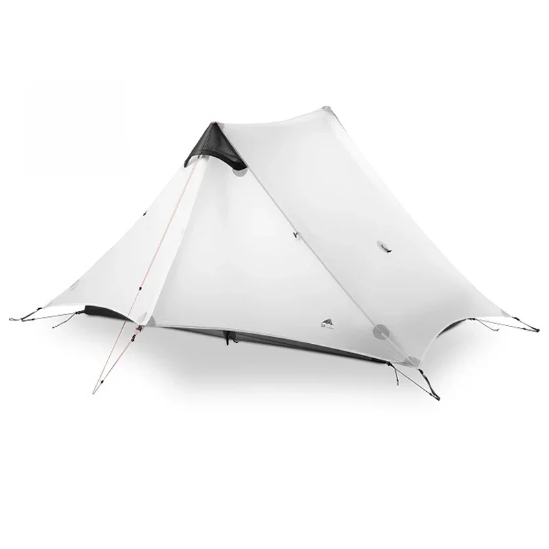 LanShan 2 3F UL GETRIEBE 2 Person 1 Person Außen Ultraleicht Camping Zelt 3 Saison 4 Saison Professionelle 15D Silnylon kolbenstangenlosen Zelt