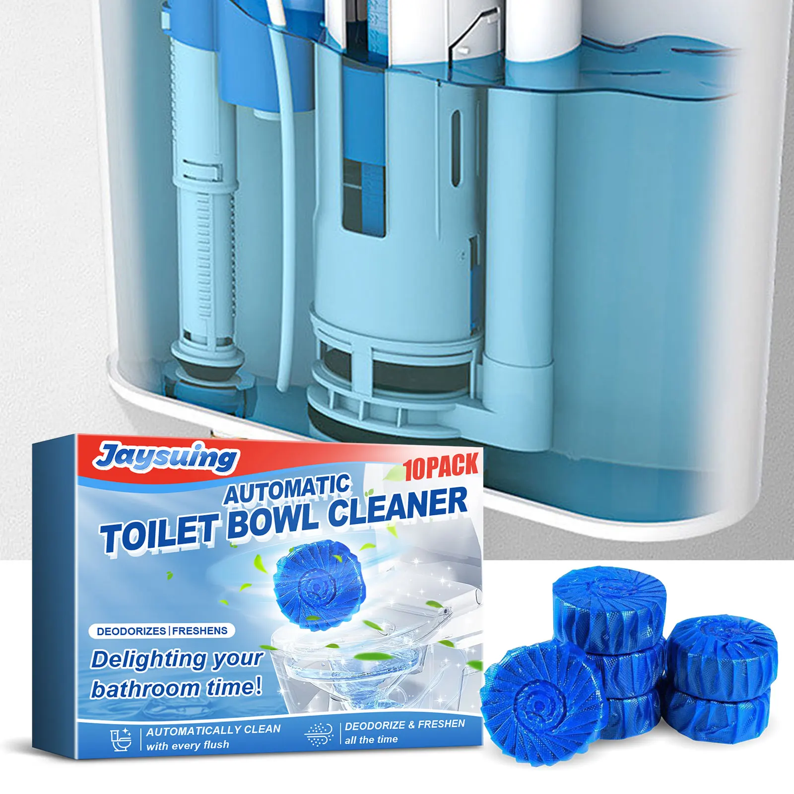 Toilet Internal Rust Dirty Stubborn Stains Detergent Household Descaling Deodorant Fresh Effective Automatic Toilet Bowl Cleaner