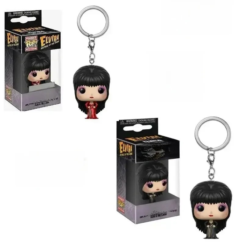 Funko Pop Pocket Pop porte-clés Elvira maîtresse du noir-ELVIRA figurine en vinyle porte-clés modèle jouets pour enfants cadeau d'anniversaire