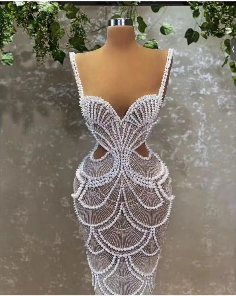 

2024 High quality women's sequin studded Sexy hollowed out suspender dress, socialite birthday party and Elegant evening dress