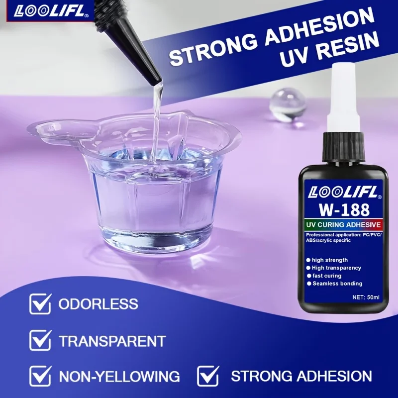 50Ml Uv Glue With L…