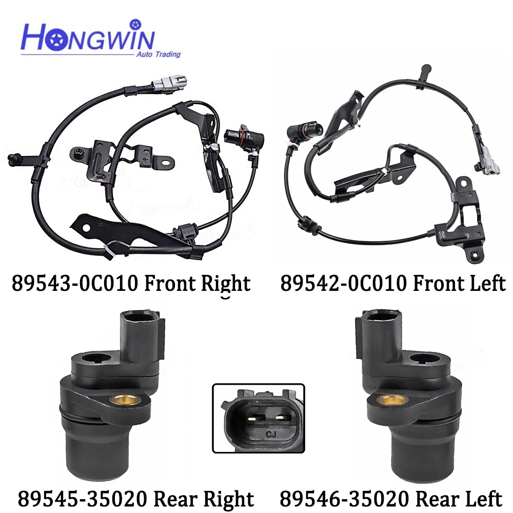 

89542-0C010 89543-0C010 895420C010 FH Rear ABS Wheel Speed Sensor For Toyota Sequoia Tundra 4.0L 4.6L 4.7L 5.7L V8 V6 2007-2017