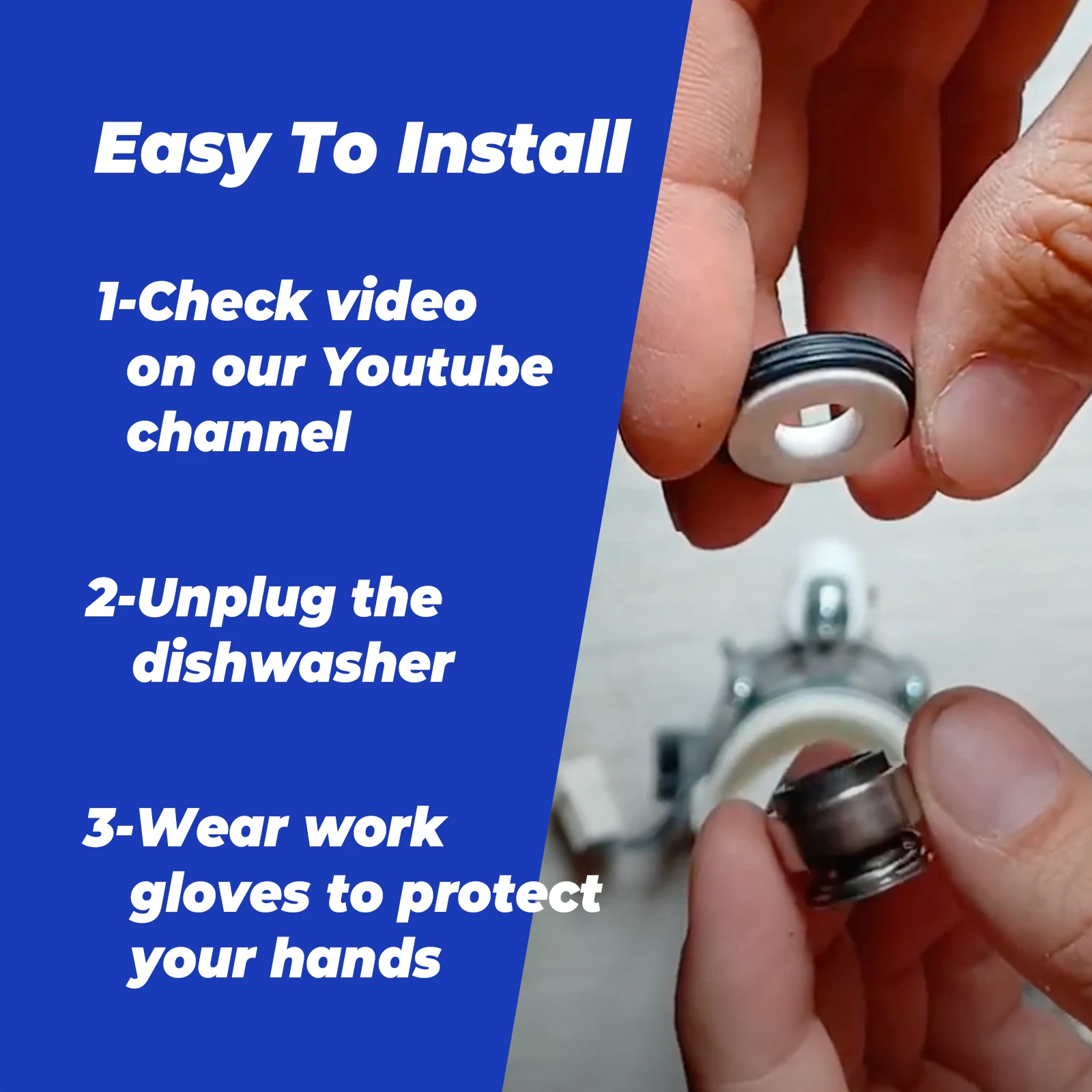 Dishwasher Motor Sealing Gasket Shaft Oil Seal 20C258 N7551 for Midea Samsung Gorenje Hansa Korting Candy Hoover Amica Brandt