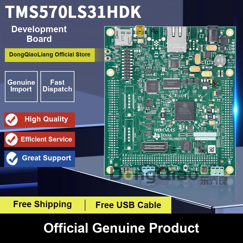 For the TMDS570LS31HDK and TMS570LS3137 TI development boards featuring the Hercules TMS570 microcontroller