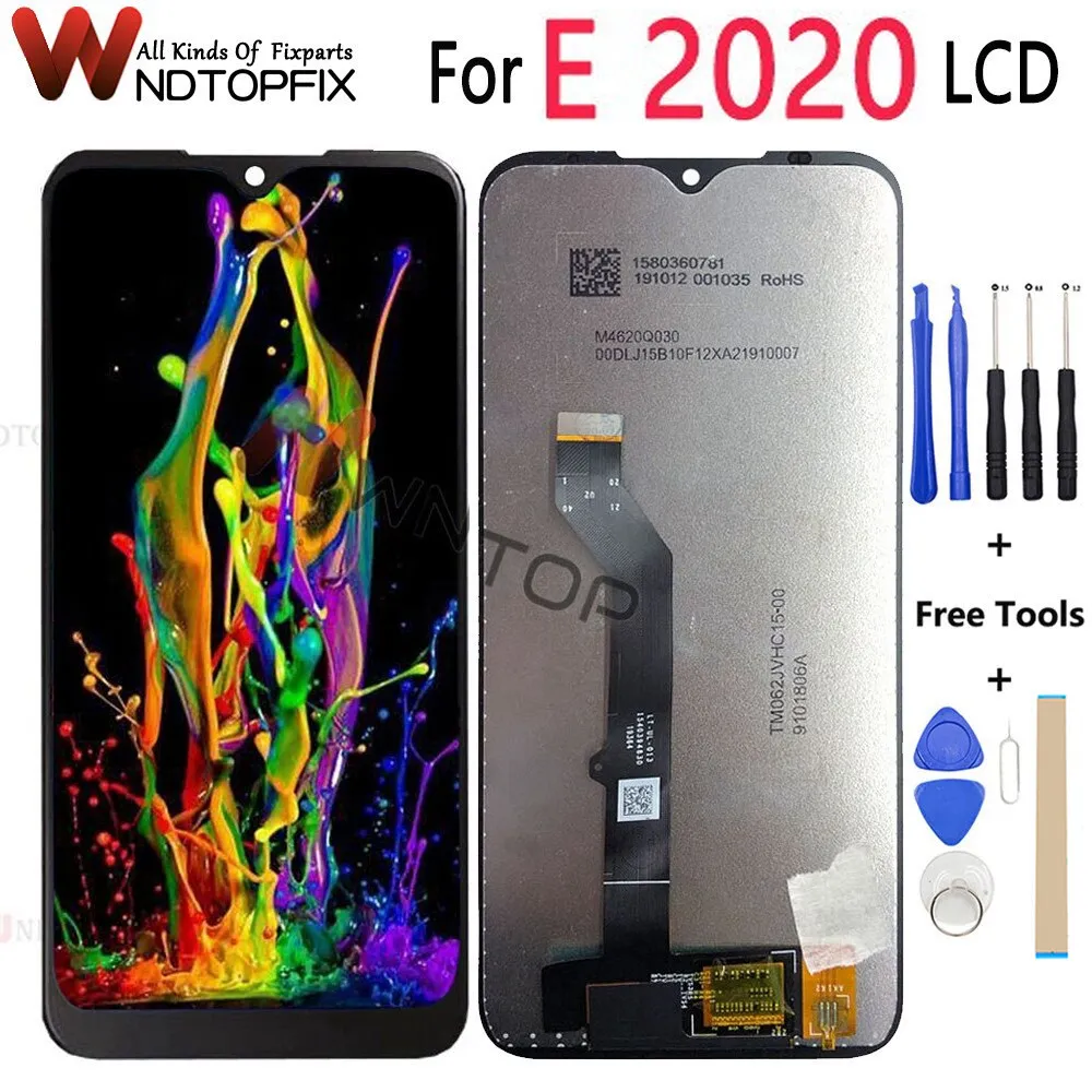 

6.2 inche E7 LCD For Motorola Moto E 2020 XT2052 LCD Display Touch screen Display Digiziter Assembly For Motorola Moto E2020 LCD