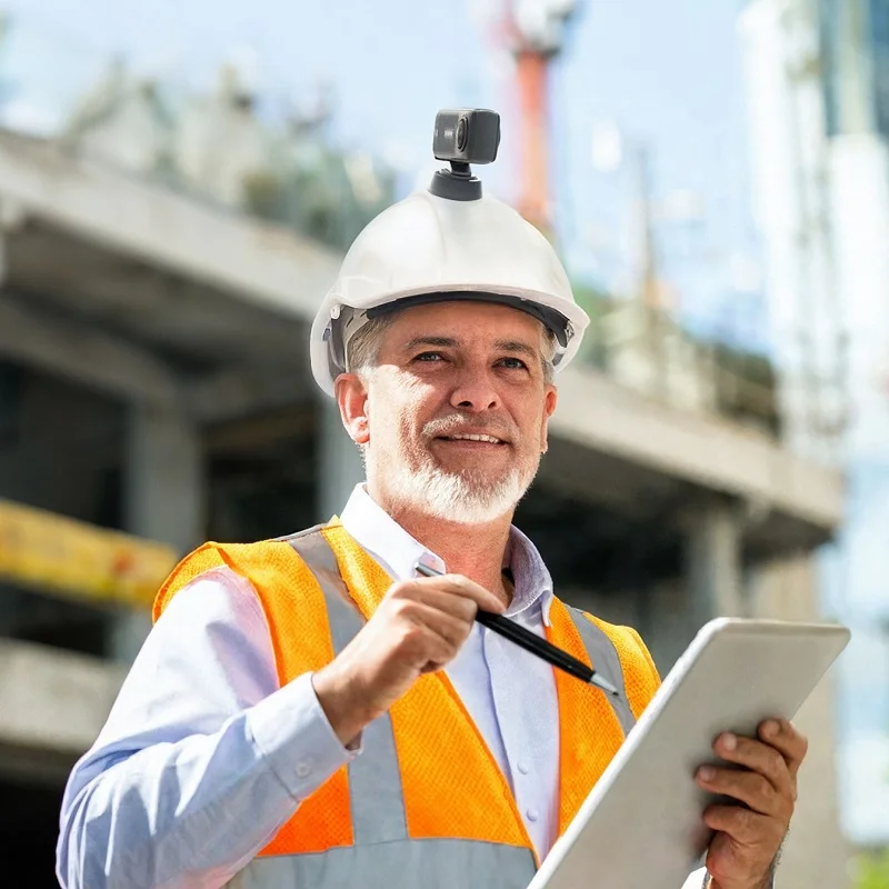 Insta360 قبعة صلبة حامل الكاميرا لـ Insta 360 X4/One X3/One X2/ONE RS 1 بوصة 360 طبعة الملحقات الأصلية