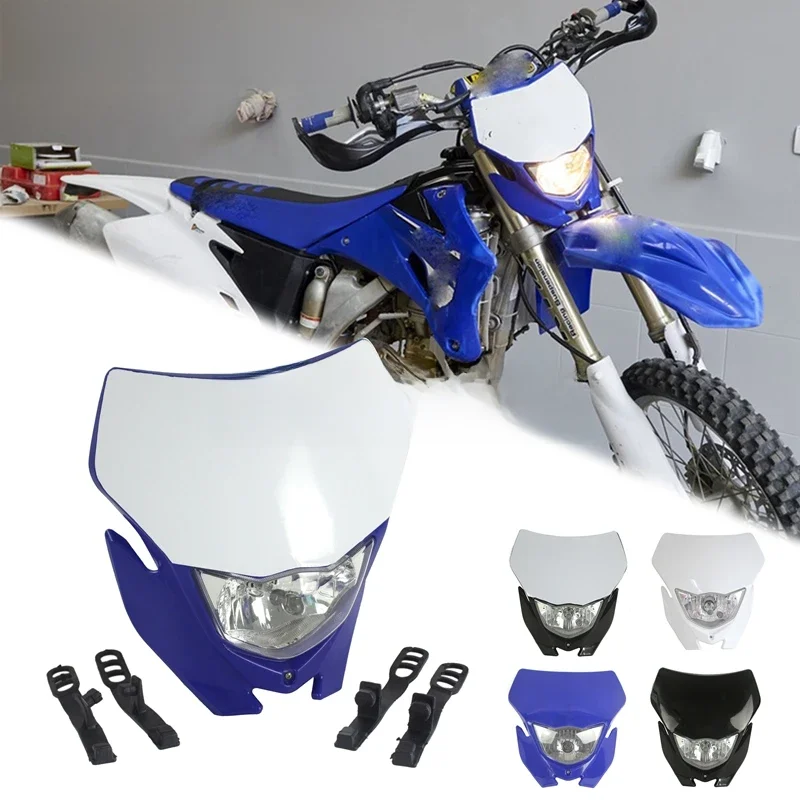 AliExpress Aizome Dirt Bike Offroad Motocross 12v HI/lo Beam H4 Headlight Fairing Enduro Headlamp Supermoto For Yamaha WR 450/426/250 WR250F WR450