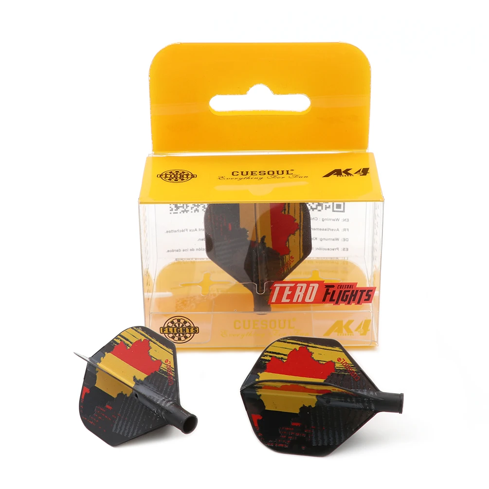 

CUESOUL TERO AK4 Dart Flights Standard Shape Belgium Flag Design