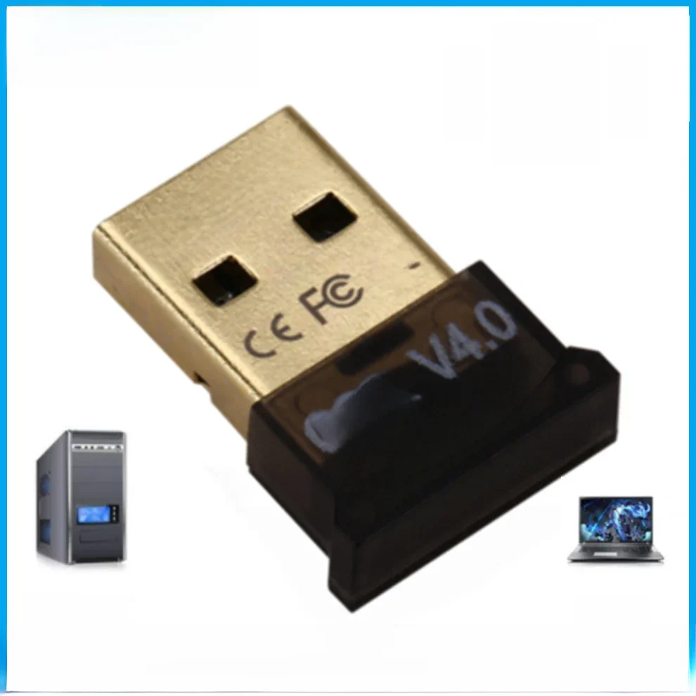 Adaptateur USB Bluetooth 4.0 pour ordinateur, Dongle sans fil Bluetooth, adaptateur PC USB Bluetooth 4.0, récepteur et émetteur Bluetooth