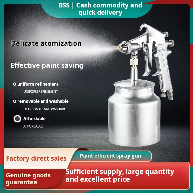 F-75 Classical Gravity Air Paint Spray Gun Manual China Air Spray Gun, Paint Spray Gun Nozzle type: can be changed into three sp