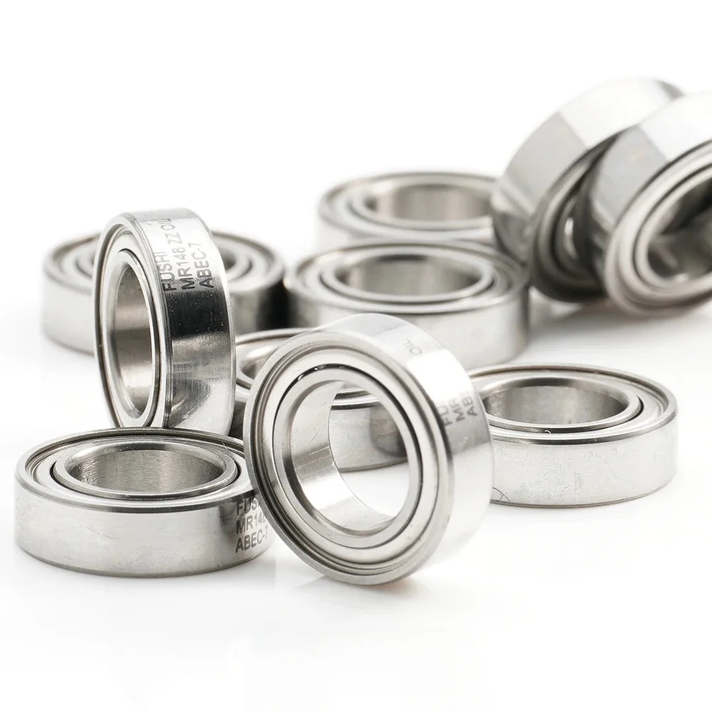 Łożyska kulkowe MR148ZZ 8x14x4 mm ABEC-7 MR148 ZZ do mocnych wiertarek, szczotek, końcówek/urządzeń/mikromotorów — zdjęcie 2