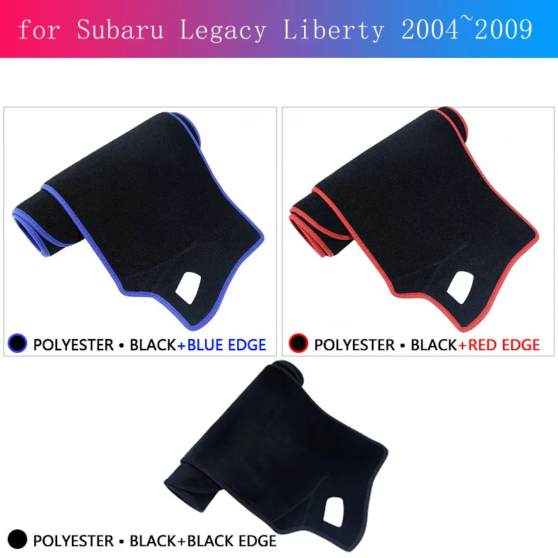 Dashboard Cover Board Mat Carpet Dashmat for Subaru Legacy Liberty BL BP 2004~2009 Sunshade Pad Anti-sun Cushion Rug Accessories