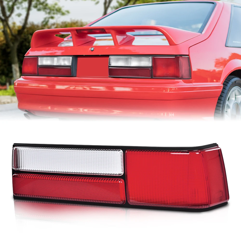 

Задний стоп-сигнал, задний фонарь, правая красная линза для пассажира Rh, подходит для Mustang Lx 87-93 Fo2809106 E7Zz 13450 a, гладкий, водонепроницаемый