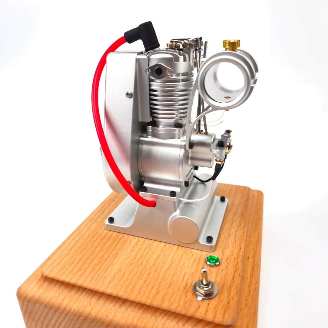 Vertical Air Cooled Engine Model MUSA Metal Single Cylinder Engine Physical Experiment Model Toy