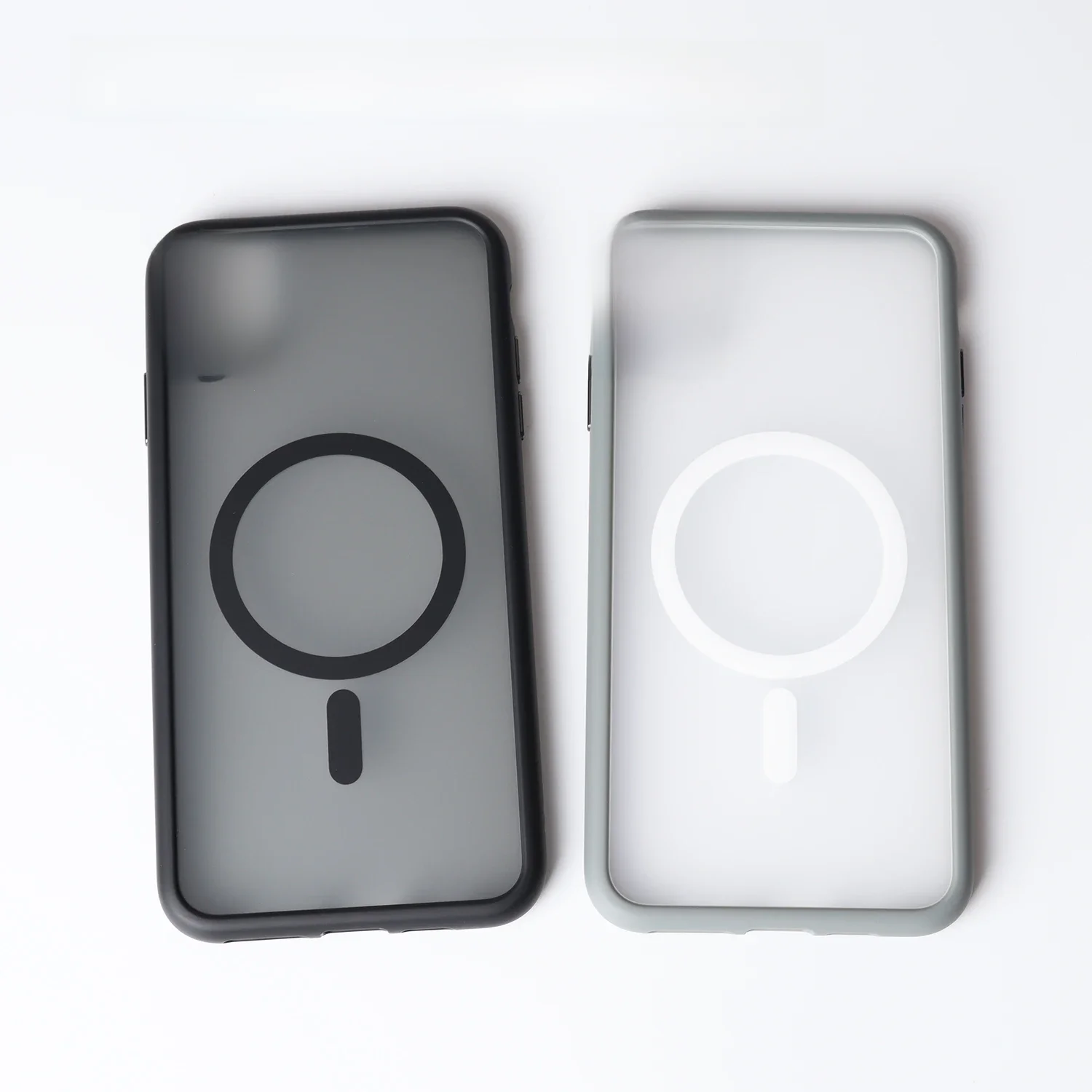 Dla iPhone X XS XR XSMax Matowe, odporne na wstrząsy etui Luksusowe magnetyczne etui na telefon Magsafe do bezprzewodowego ładowania — zdjęcie produktu 6