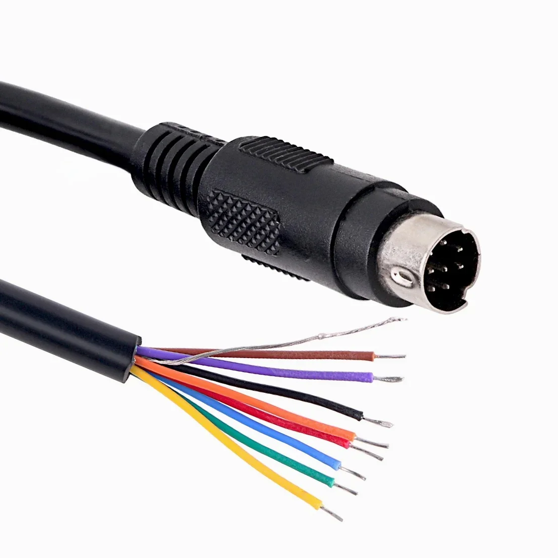 Kabel przejściowy Mini DIN 8-pinowy męski MD8 do końcówki przewodów — zdjęcie produktu 7