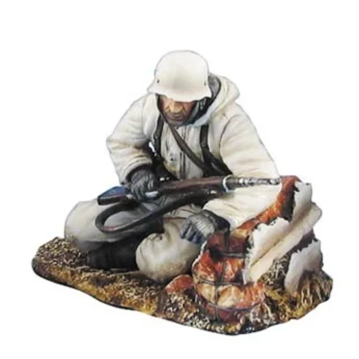 

Модель из смолы 1/35, военная тематика GK - Немецкий солдат - Зима - Несобранный и неокрашенный набор.